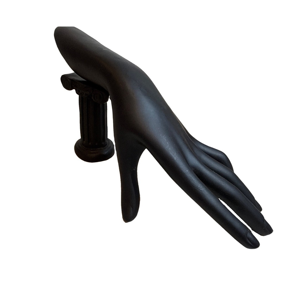 Hand Model Display Stand Black Resin Jewelry Rack for Bracelets‎ Necklaces